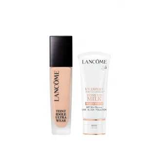【蘭蔻】官方直營 超輕盈零粉感底妝組(LANCOME/零粉感/粉底/超輕盈UV/雙入組/全新升級)