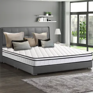 【ASSARI】雙人新立體加厚緹花正硬式三線獨立筒床墊5x6.2尺x20cm