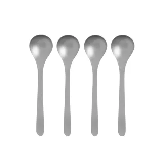 【IUSE】日本製 柳宗理 餐匙/四入(18-8高品質不鏽鋼打造的質感餐具)