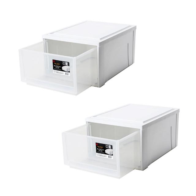【特力屋】2入組  日本IRIS 21L抽屜箱 35X45X23.5cm(整理箱 收納箱)