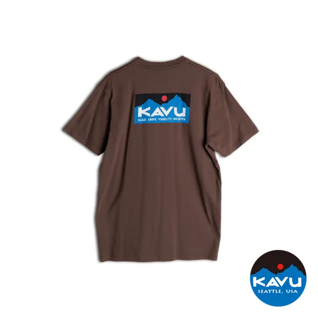 【KAVU】Klear Above Etch Art 有機棉經典LOGO短袖T恤 核桃 #847