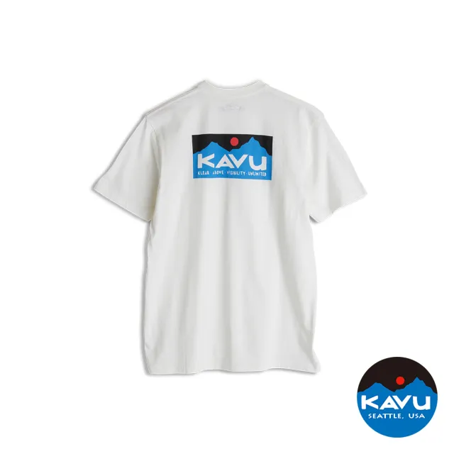 【KAVU】Klear Above Etch Art 有機棉經典LOGO短袖T恤 白色 #847