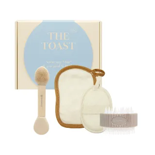 【LSY 林三益】舒壓保養禮盒｜經典護角質款(按摩刷、護角質刷、卸妝/沐浴巾)