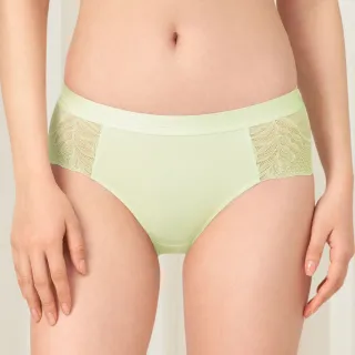 【Triumph 黛安芬】環保親膚材質 澎澎氣墊系列 中腰平口內褲 M-EL(嫩綠)