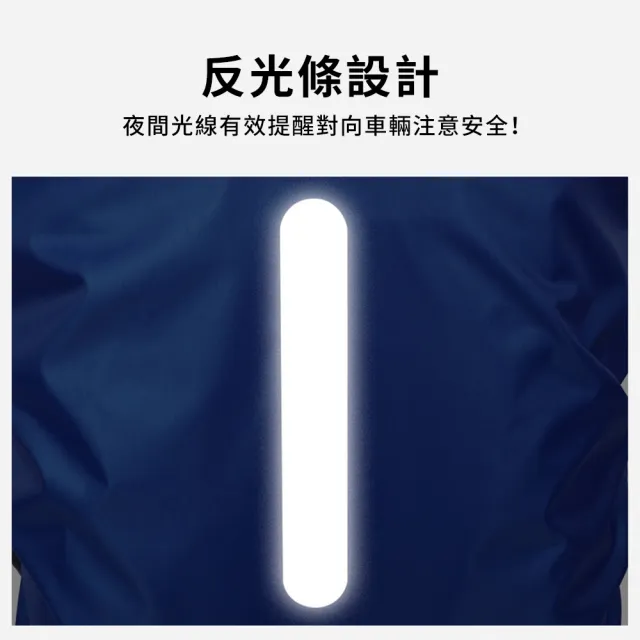 【Starshop】戶外徒步登山背包防水套 20L/35L/45L 防水背包套 背包雨衣 書包防雨罩 防塵罩(帶反光條設計)