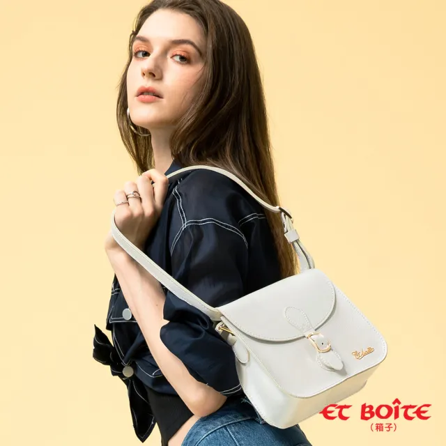 【BLUE WAY】女包 E.T簡約甜美牛皮 肩背包 -ET BOiTE箱子
