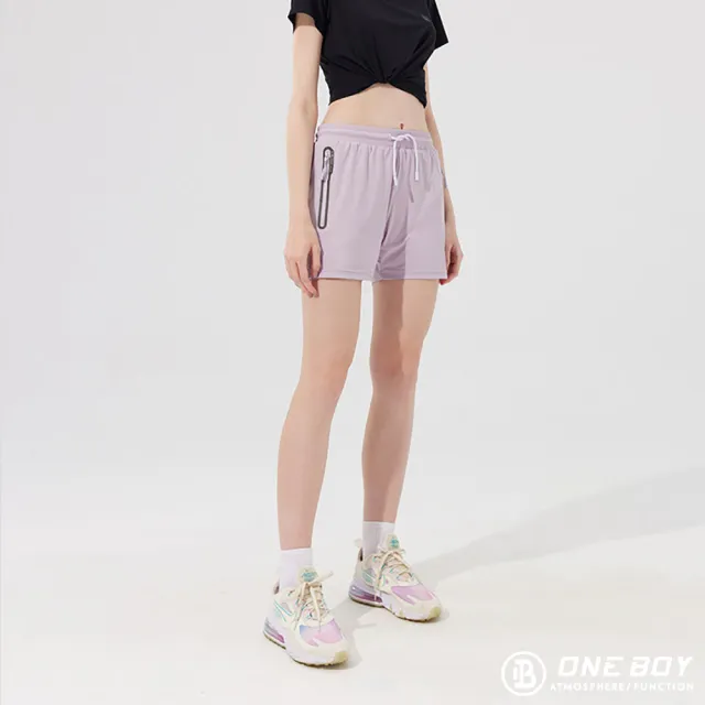 【ONE BOY】冰感A級冰科技機能雙層防走光女冰鋒短褲(N230304)