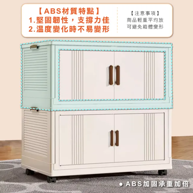 【ONE HOUSE】55寬 165L 藤原折疊巨型收納櫃/收納箱-四層(1入)