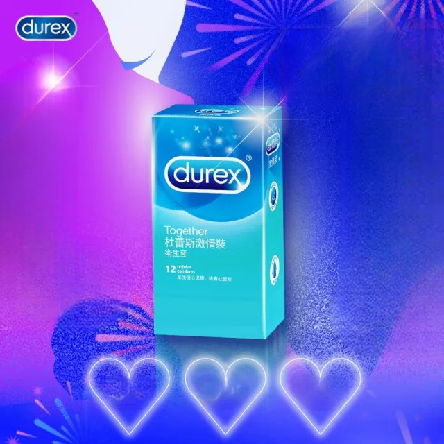 【Durex 杜蕾斯】激情裝保險套12入/盒