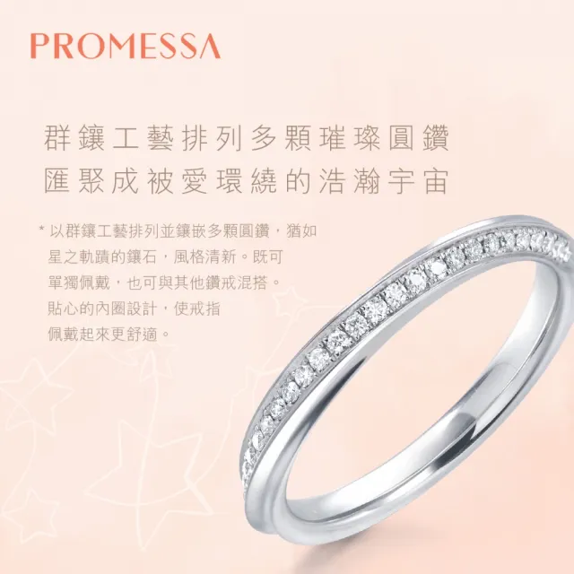 【PROMESSA】13分 18K金 星宇系列 鑽石戒指