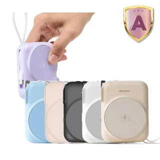 【Photofast】10000mAh Qi2 AllDay磁吸無線充行動電源_38.5Wh_具Wh標示(Magsafe/自帶線/Apple Watch)