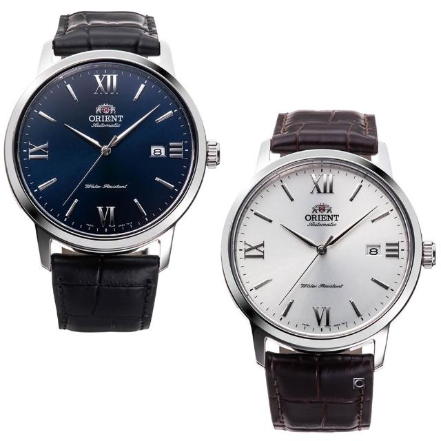 【ORIENT 東方錶】DateⅡ系列 藍寶石 羅馬刻度 機械錶41.6mm  雙11 送禮 自用(RA-AC0F11L.RA-AC0F12S)