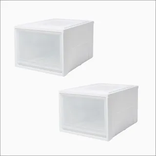 【特力屋】2入組 日本IRIS 29L抽屜盒 40X50X29.5cm(整理箱 收納箱)