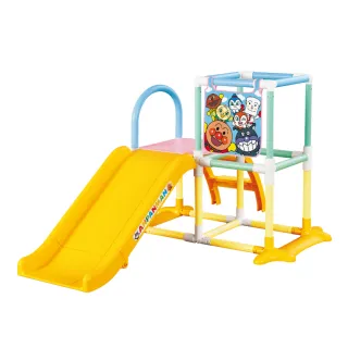 【ANPANMAN 麵包超人】麵包超人 3STEP可收納攀爬滑梯遊玩組(10個月以上~5歲)
