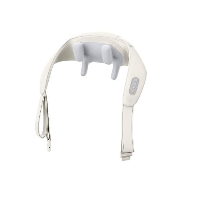 【MRF 健身大師】白金級手感深揉肩頸按摩器(免手持/溫感按摩/無線)