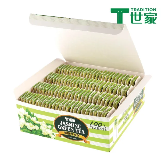 【T 世家】經典茉香綠茶包2gx100包