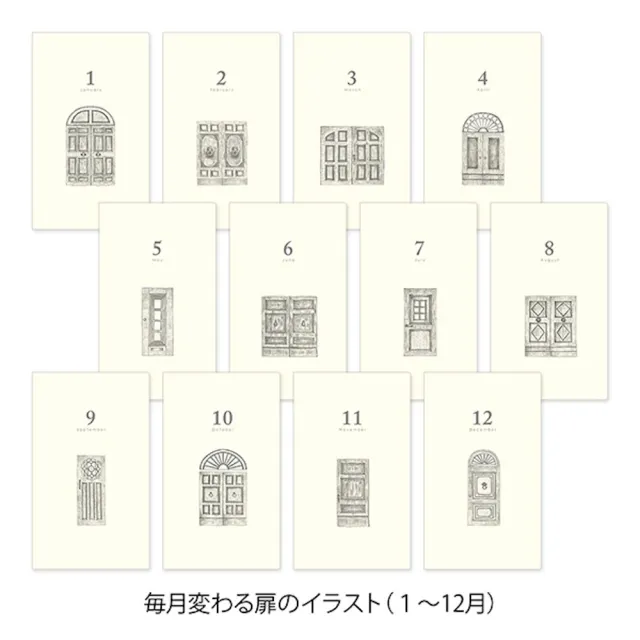【MIDORI】《GATE 窗扉系列 5 年連用日記》