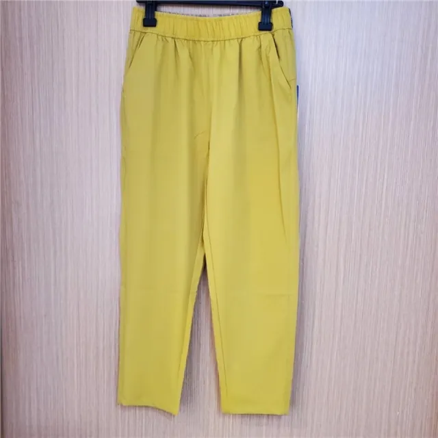 【SuperWands】時尚涼絲感亮彩休閒褲