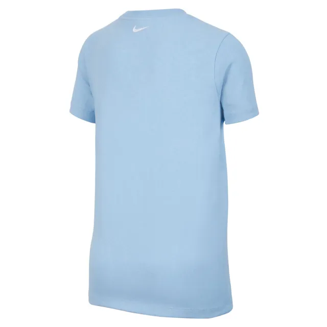 【NIKE 耐吉】短袖上衣 童裝 女童 大童 寬鬆版型 G NSW TEE SS GCEL 藍 IF0601-469(2S4425)