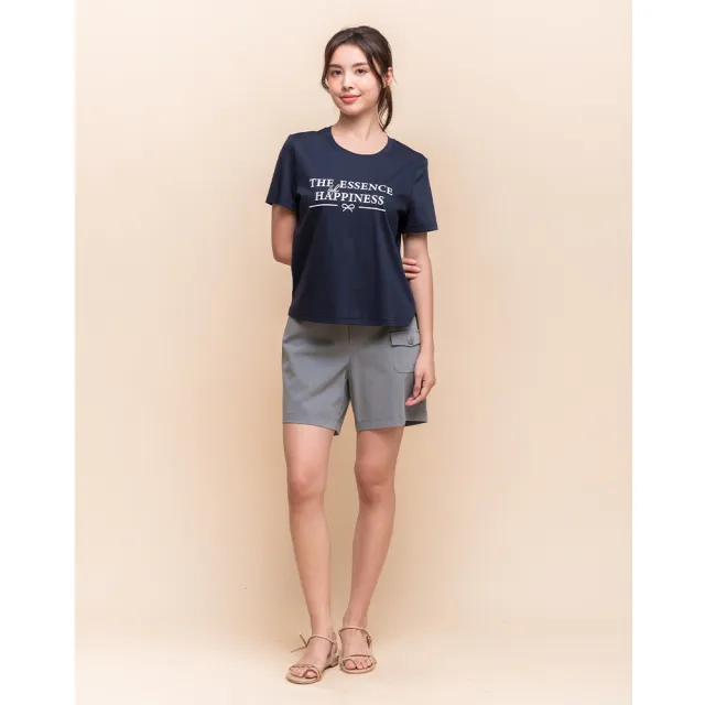 【perng yuh 芃諭名品】活力輕盈 袋飾 短褲(2025 SS Collection｜4A春夏新品上市)