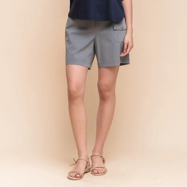 【perng yuh 芃諭名品】活力輕盈 袋飾 短褲(2025 SS Collection|4A春夏新品上市)