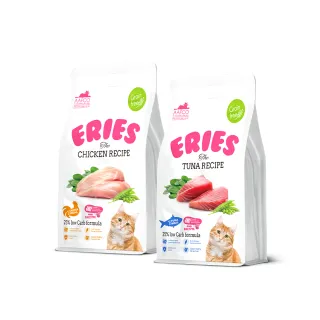 【Eries】伊瑞思 益生菌酵素無穀貓糧 兩種口味 1kg(貓飼料/貓乾糧/成貓/低穀配方/全齡貓)