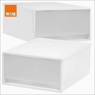 【特力屋】2入組BQ-91單抽整理箱 收納箱 30L 40x50x21.2公分