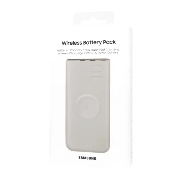 【Samsung 三星】原廠 10000mAh 25W Type C 無線閃充行動電源(EB-U2510)