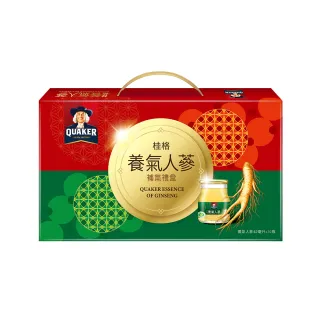 【QUAKER 桂格】養氣人蔘滋補液禮盒42ml×10入×1盒(中秋節禮盒/送禮推薦)