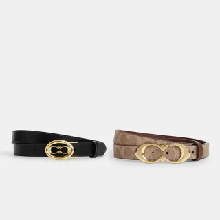 【COACH】蔻馳官方直營 經典Logo針扣/帶扣腰帶 皮帶 25MM 18MM -多款任選(CF270/C1725/72450/CF269/CA516)