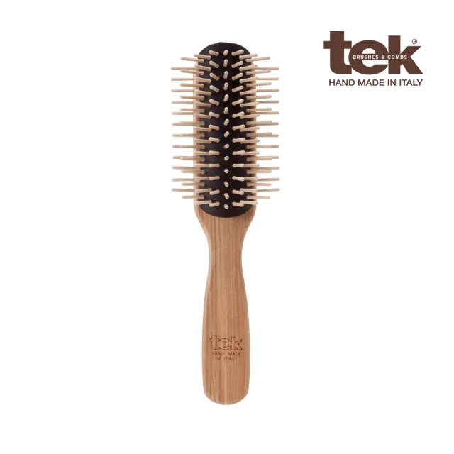 【tek】天然梣木按摩梳 靈動梳(按摩梳/氣墊梳/頭皮按摩/瀏海梳/造型梳)
