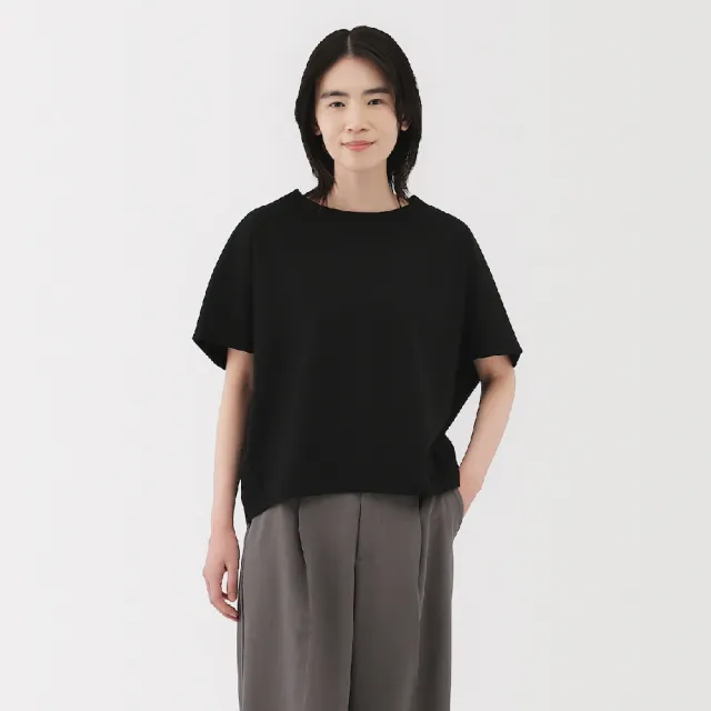【MUJI 無印良品】女涼感蝴蝶袖T恤(共4色)