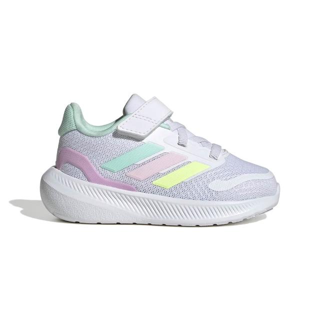 【adidas 愛迪達】 鞋 童鞋 小童 兒童 魔鬼氈 RUNFALCON 5 EL I 白彩 JP5158 C5258 