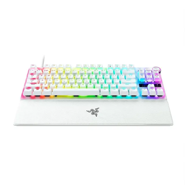 【Razer 雷蛇】Huntsman V3 Pro 獵魂光蛛V3 專業競技版鍵盤(英文/白色)