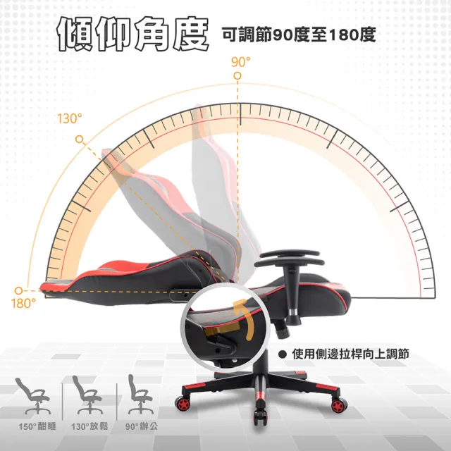 【Jo Go Wu】[ArcticWolf]Scorpion戰蝎賽車型電競椅-1入(賽車型電競椅 電競椅)