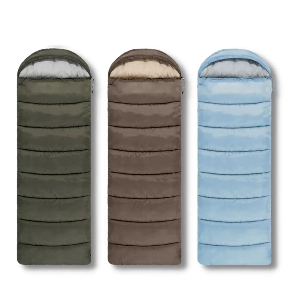 戶外加厚睡袋U250 U250S升級羽絨棉保暖 可拼接雙人款(睡袋 露營睡袋)