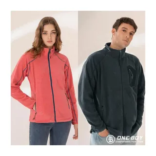 【ONE BOY】陽離子抓絨刷毛立領外套(N61875)