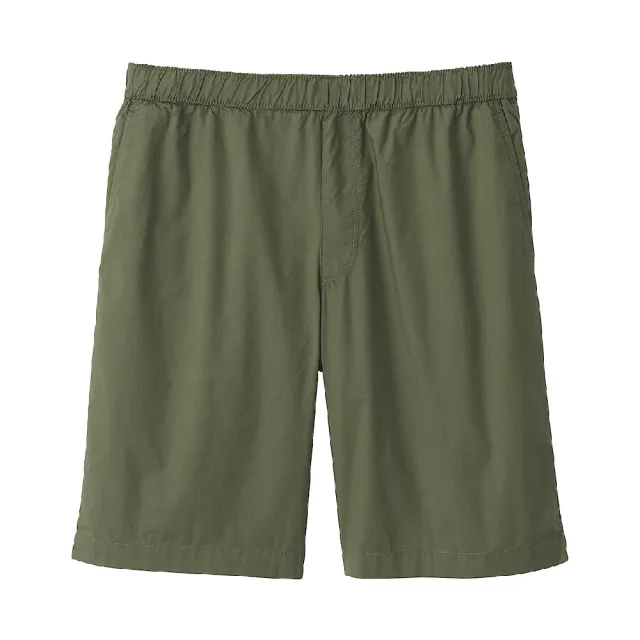 【MUJI 無印良品】男水洗平織布舒適短褲(共8色)