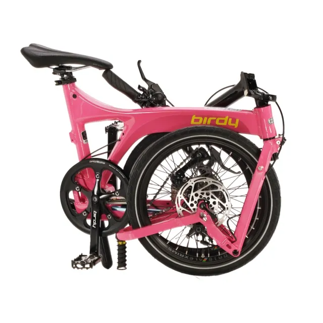 【Birdy】Birdy3 STD DISC 9速 18吋 折疊自行車-櫻花粉色(折疊車)