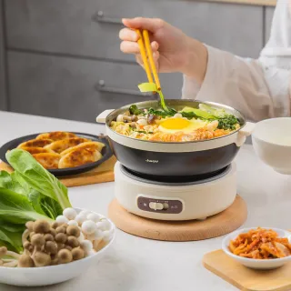 【JWAY】雙電壓煎煮旅行飛碟鍋 JY-TR101-SW(空姐鍋 旅行鍋 露營出國 美食鍋 快煮鍋 國際電壓 母親節禮物)