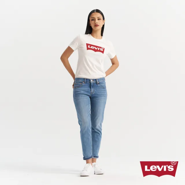 【LEVIS】女款 Boyfriend中腰錐形牛仔褲 赤耳牛仔褲 錐形牛仔褲 熱賣單品 19887-0389