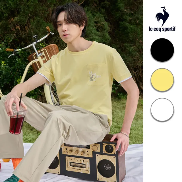 【LE COQ SPORTIF 公雞】短袖T恤 男款-3色-LWV21303