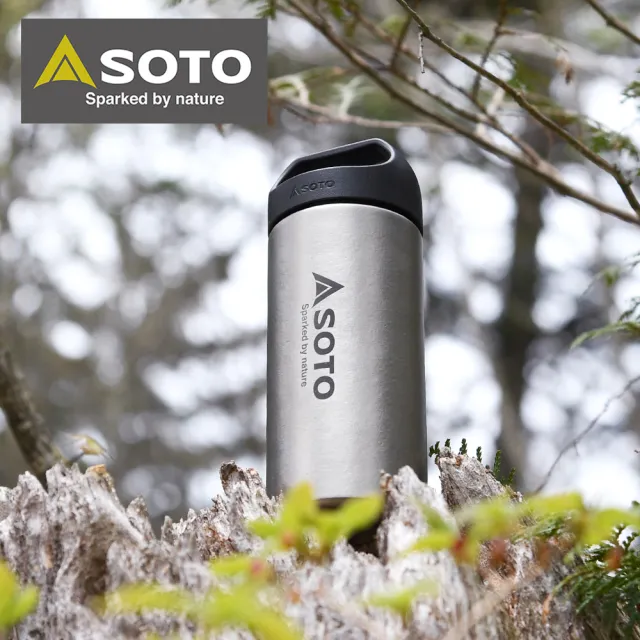 【SOTO】日本SOTO 超輕量鈦製真空保溫杯300ml ST-TN30(運動登山保溫瓶 雙層鈦水壺 露營杯具)