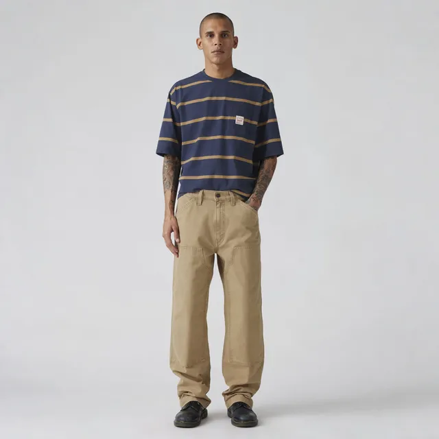 【LEVIS】Workwear工裝系列 568™ 男款中腰寬鬆牛仔褲 熱賣單品 A7367-0010