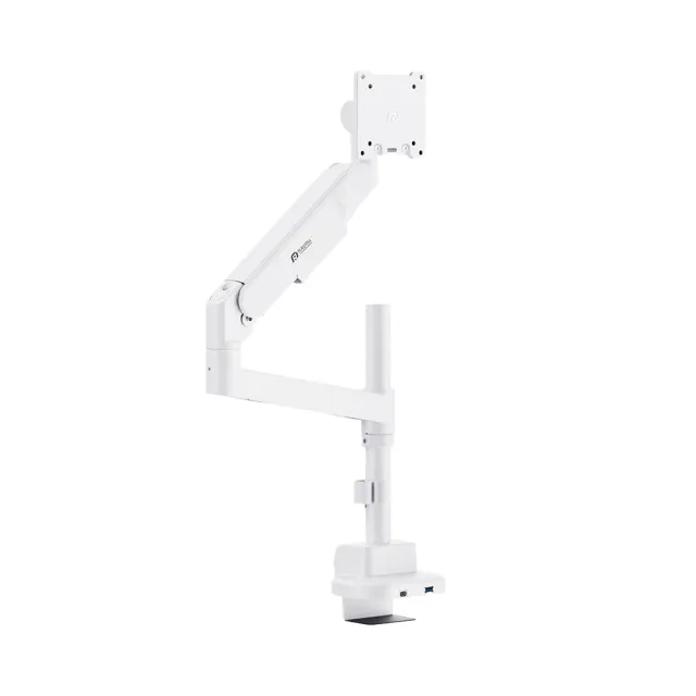 【Raymii 瑞米】LS-106-M1 氣壓式超高承重螢幕支架 USB3.0 TYPE-C 螢幕架 螢幕增高支架(白色/黑色)