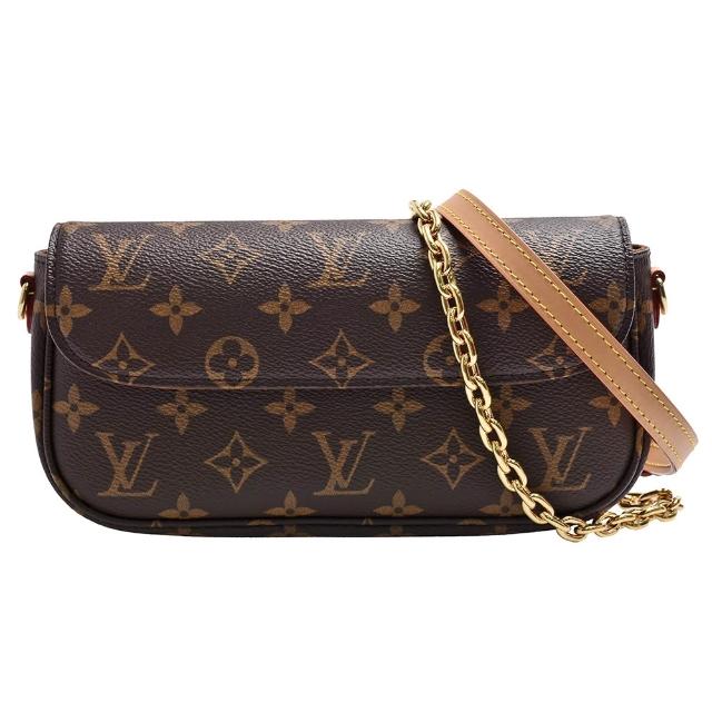 【Louis Vuitton 路易威登】LV M81911經典Wallet on Chain Ivy Monogram帆布磁釦肩/斜背包