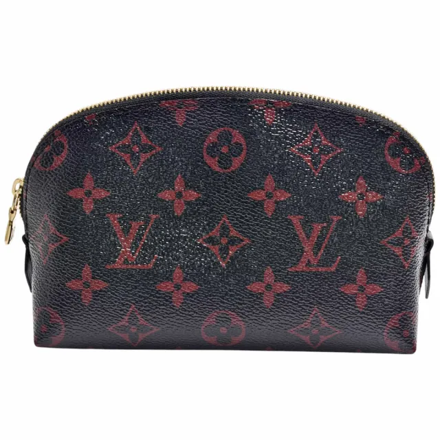 【Louis Vuitton 路易威登】M12593經典Pochette Cosm☆tique PM Tomette印花帆布化妝包