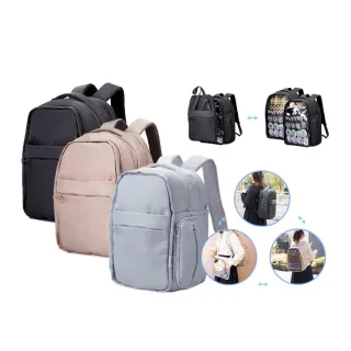 【台隆手創館】ELECOM 推活!可拆2WAY後背痛包-M(後背包)