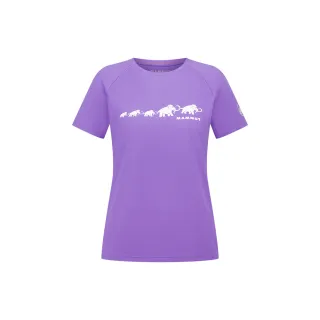 【Mammut 長毛象官方直營】QD Logo Print T-Shirt AF W 快乾LOGO短袖T恤 女款 薰衣草紫PRT3 #1017-02022