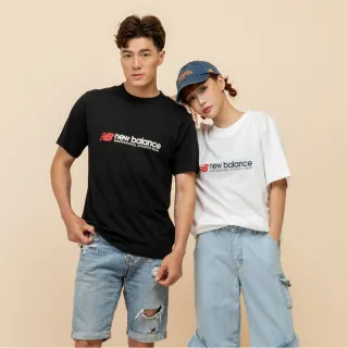 【NEW BALANCE】NB 經典LOGO短T/短袖上衣_男性_白/黑_MT51933BK_MT51933WT(美版 版型偏大)
